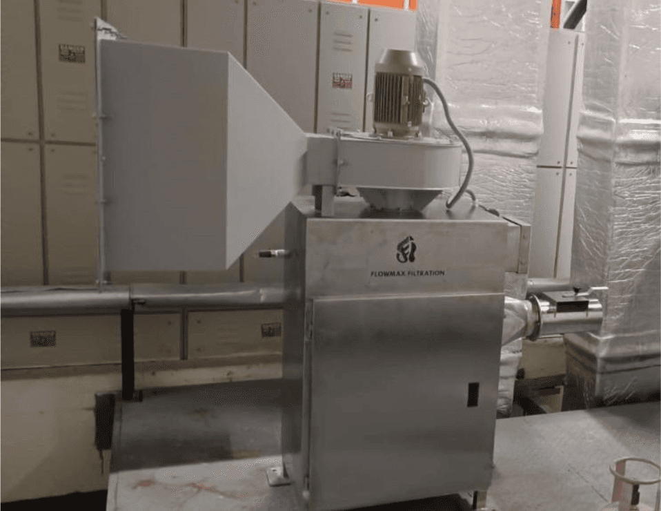 Stationary fume extraction arm