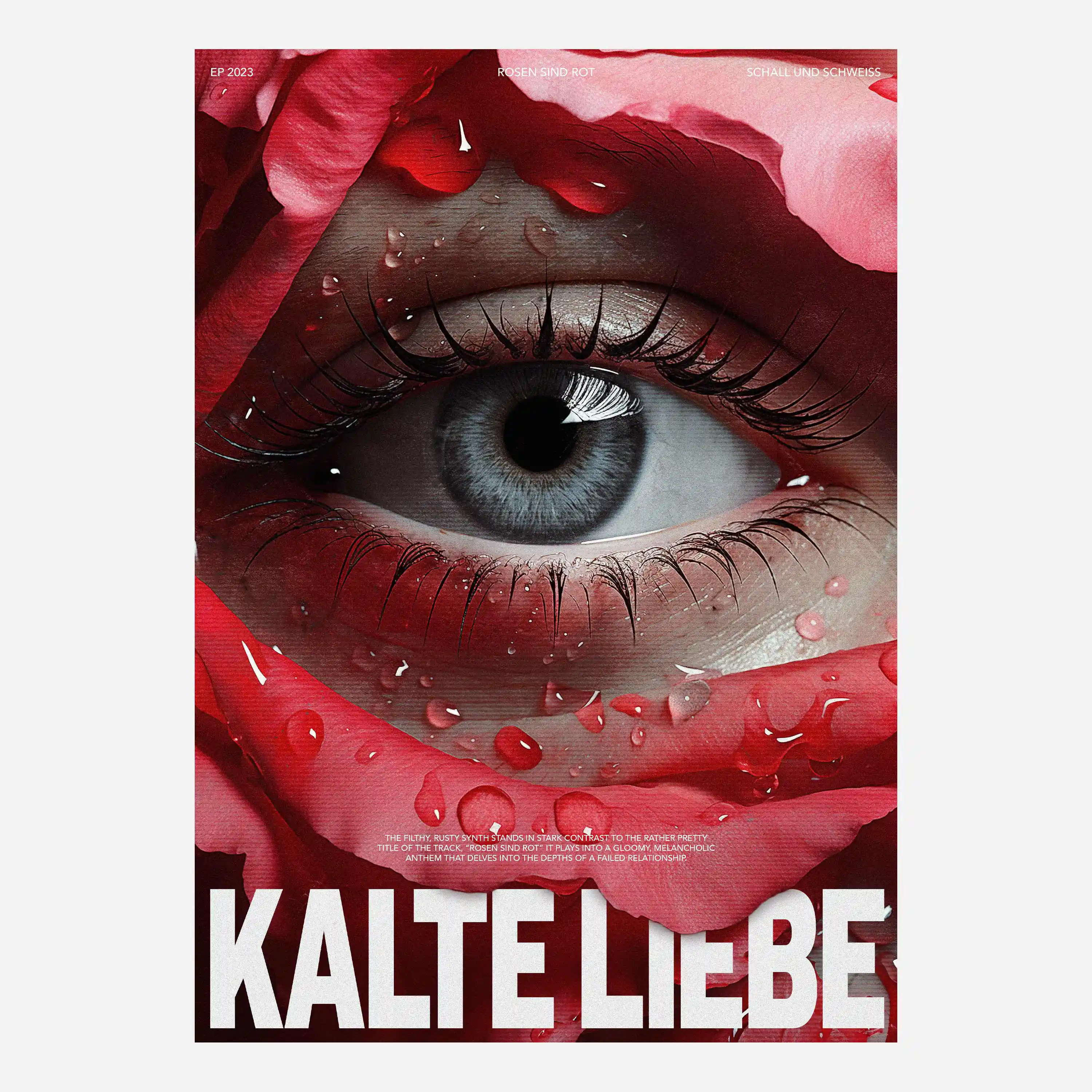 Poster Kalte Liebe – Rosen Sind Rot 