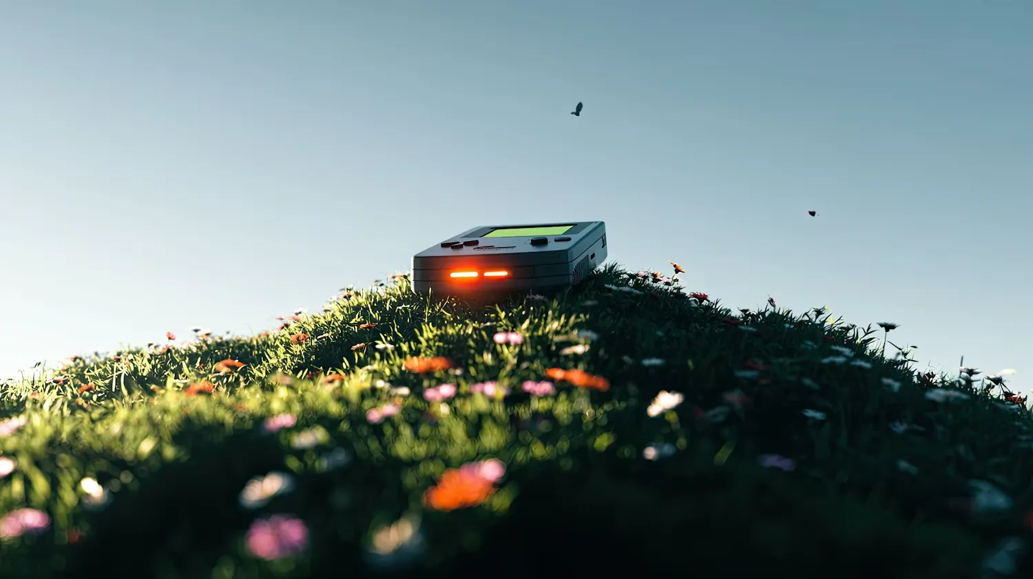 Retro Console on Hill