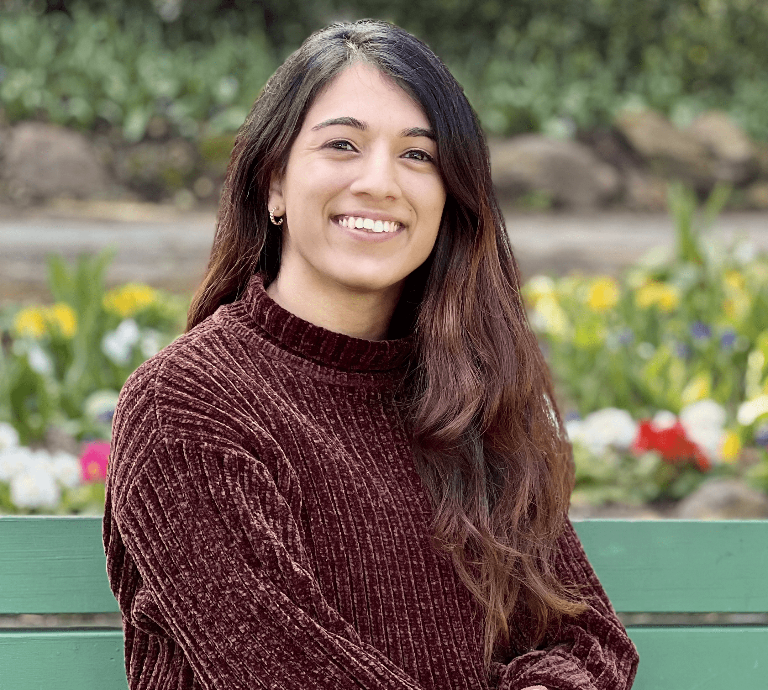 student speaking at meeting