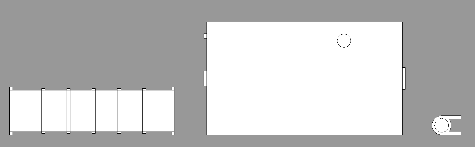 Plan view in fine level of detail.
