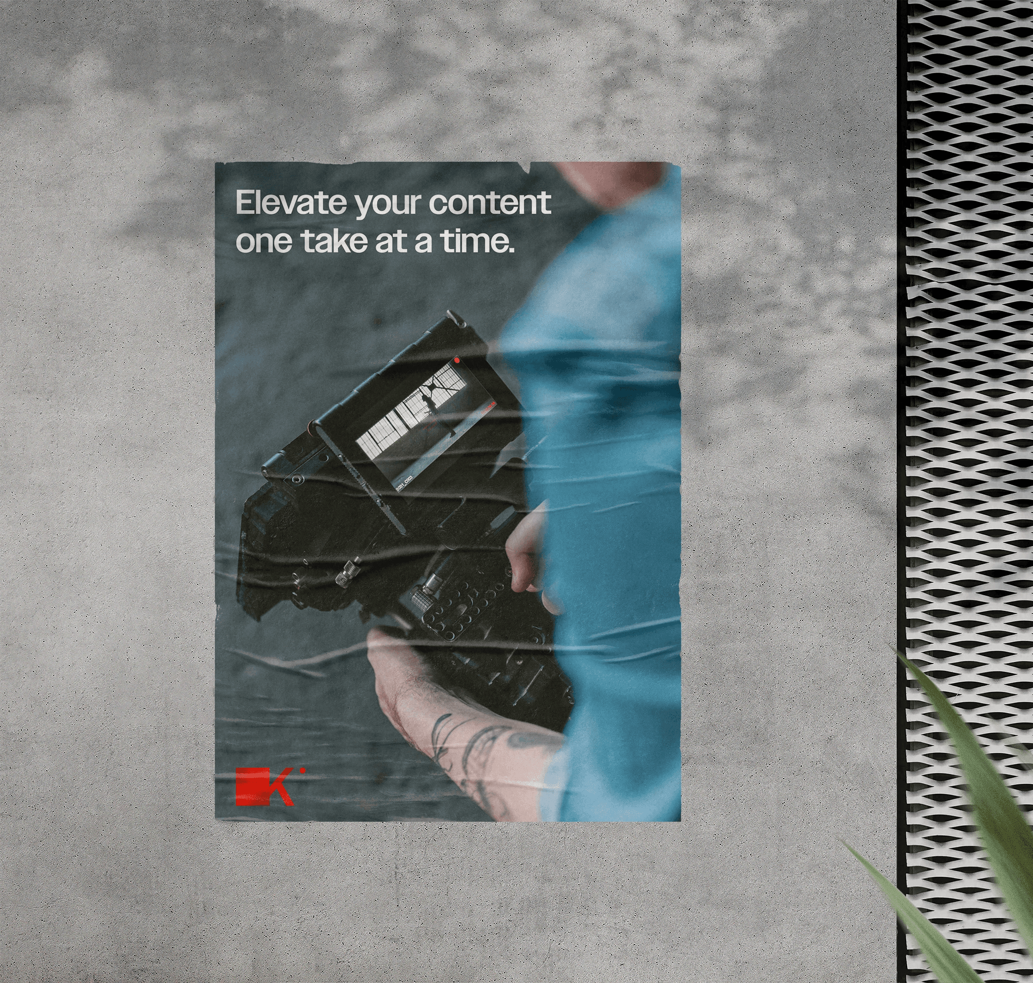 OOH poster design for media production company