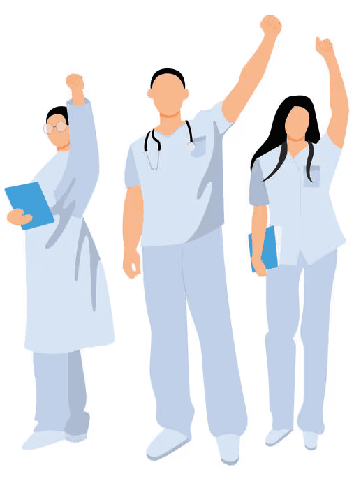 Illustration with “Three Updates” text above icons of a funnel, paint palette, and notification bell, symbolizing change and creativity.