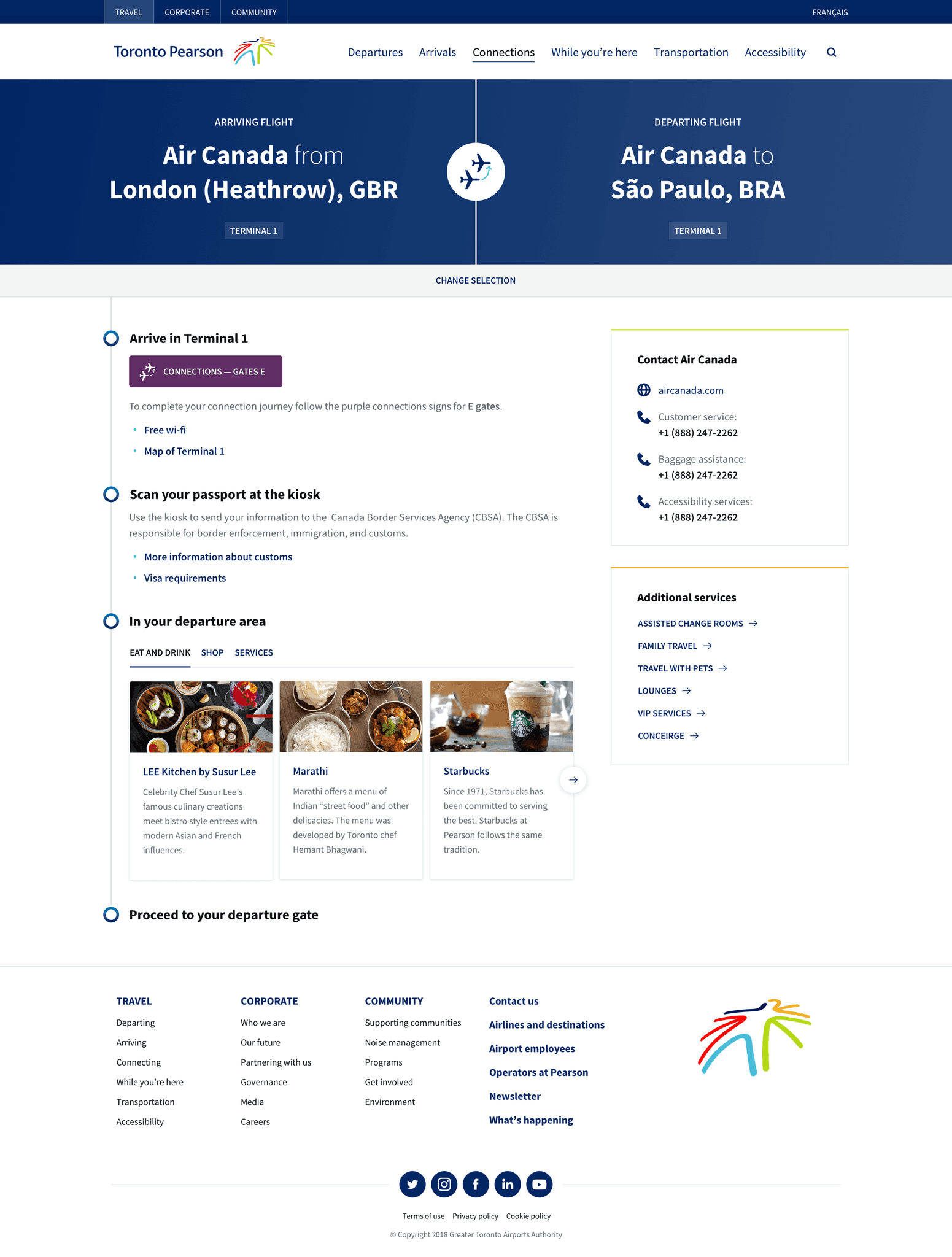 An image showing the results page of the new Connections guide.