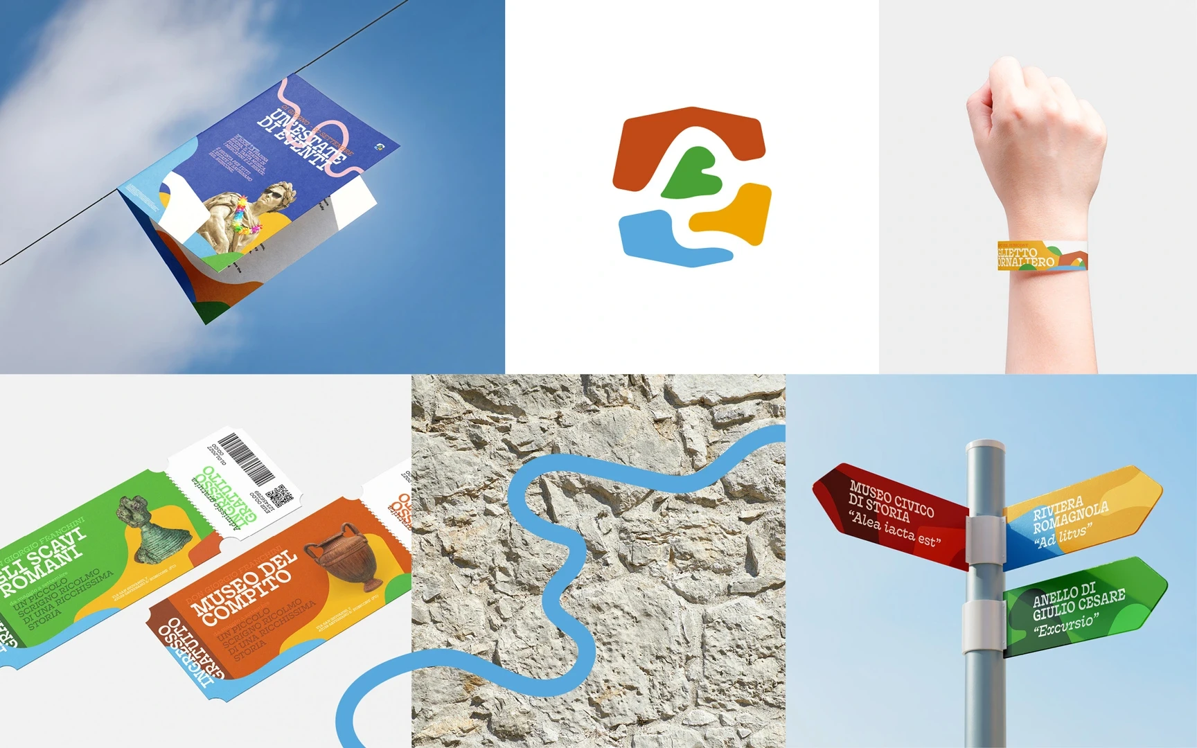 Collage brand element