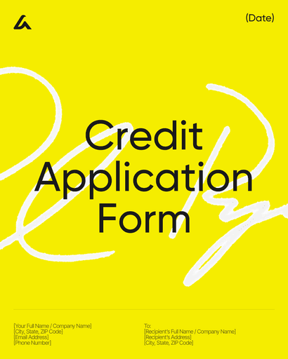 Credit Application Form