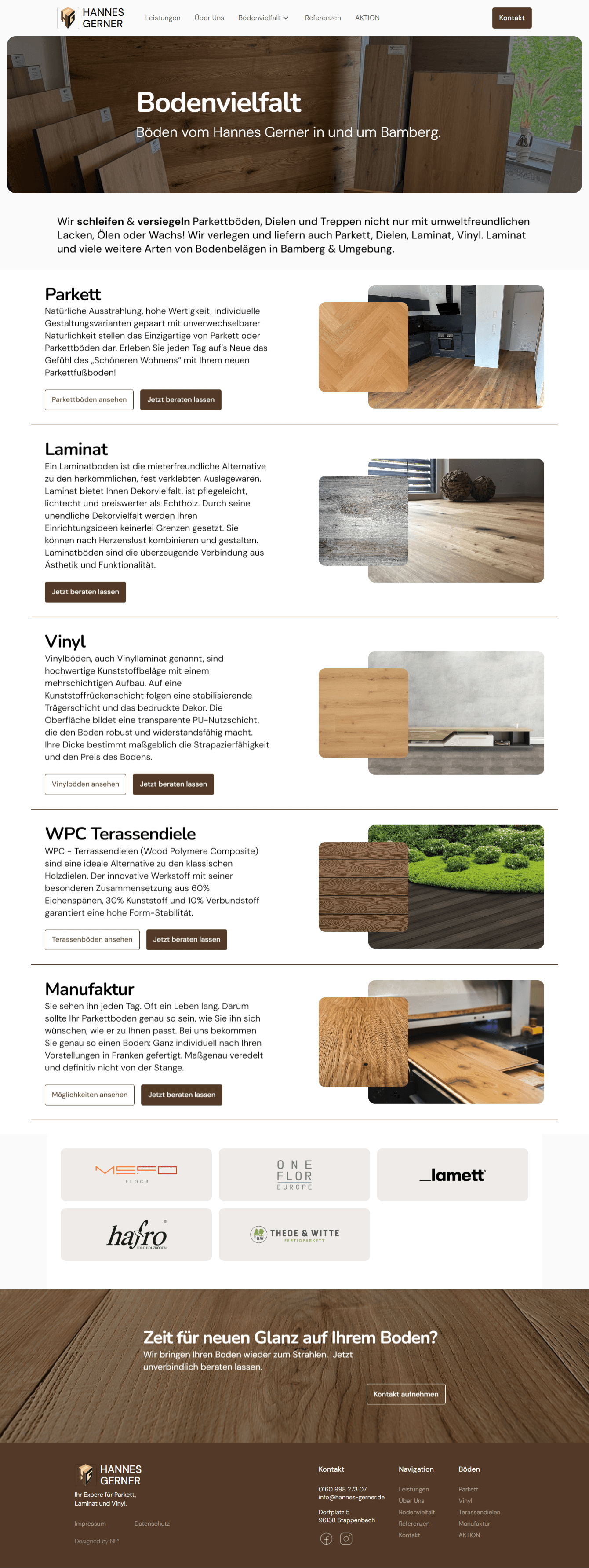 Webseite von Hannes Gerner