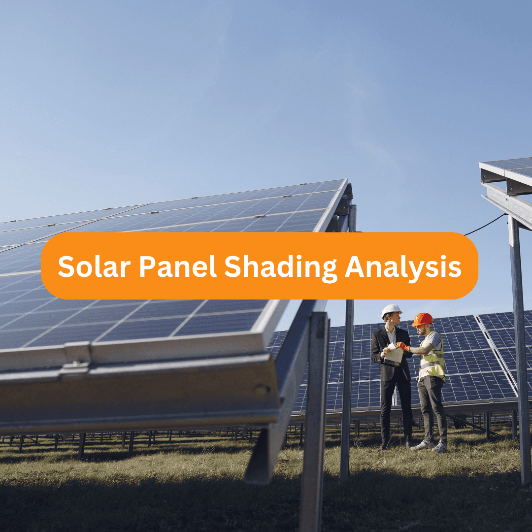 Solar panel shading analysis