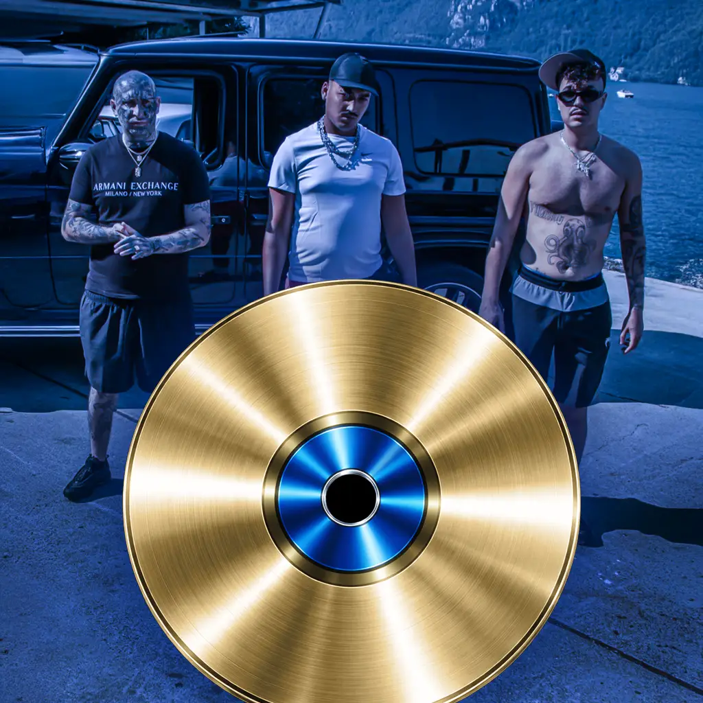 167 Gang e Simba La Rue – Piazza, certificato disco d’oro.