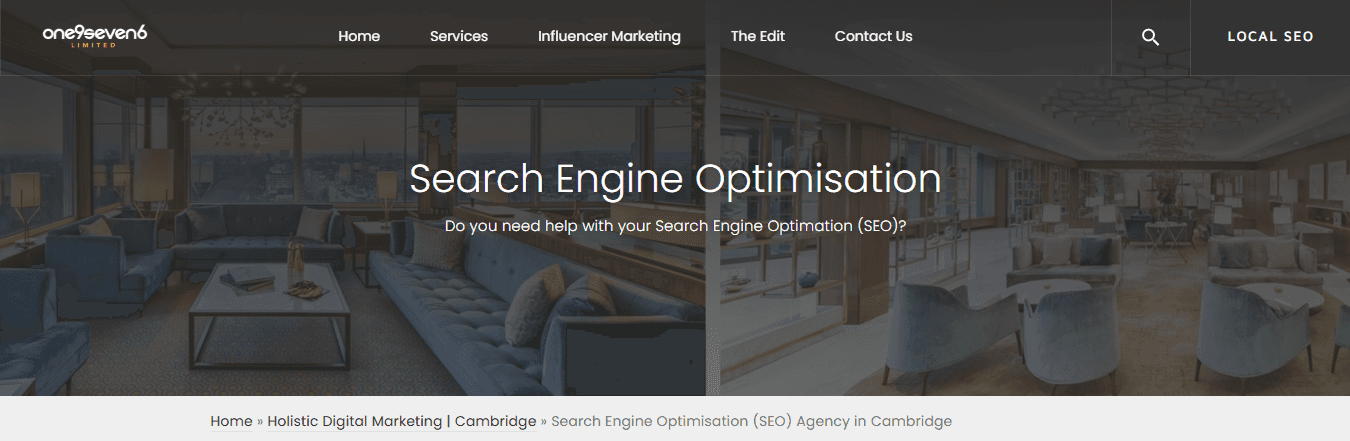 One9seven6 – Cambridge SEO Company