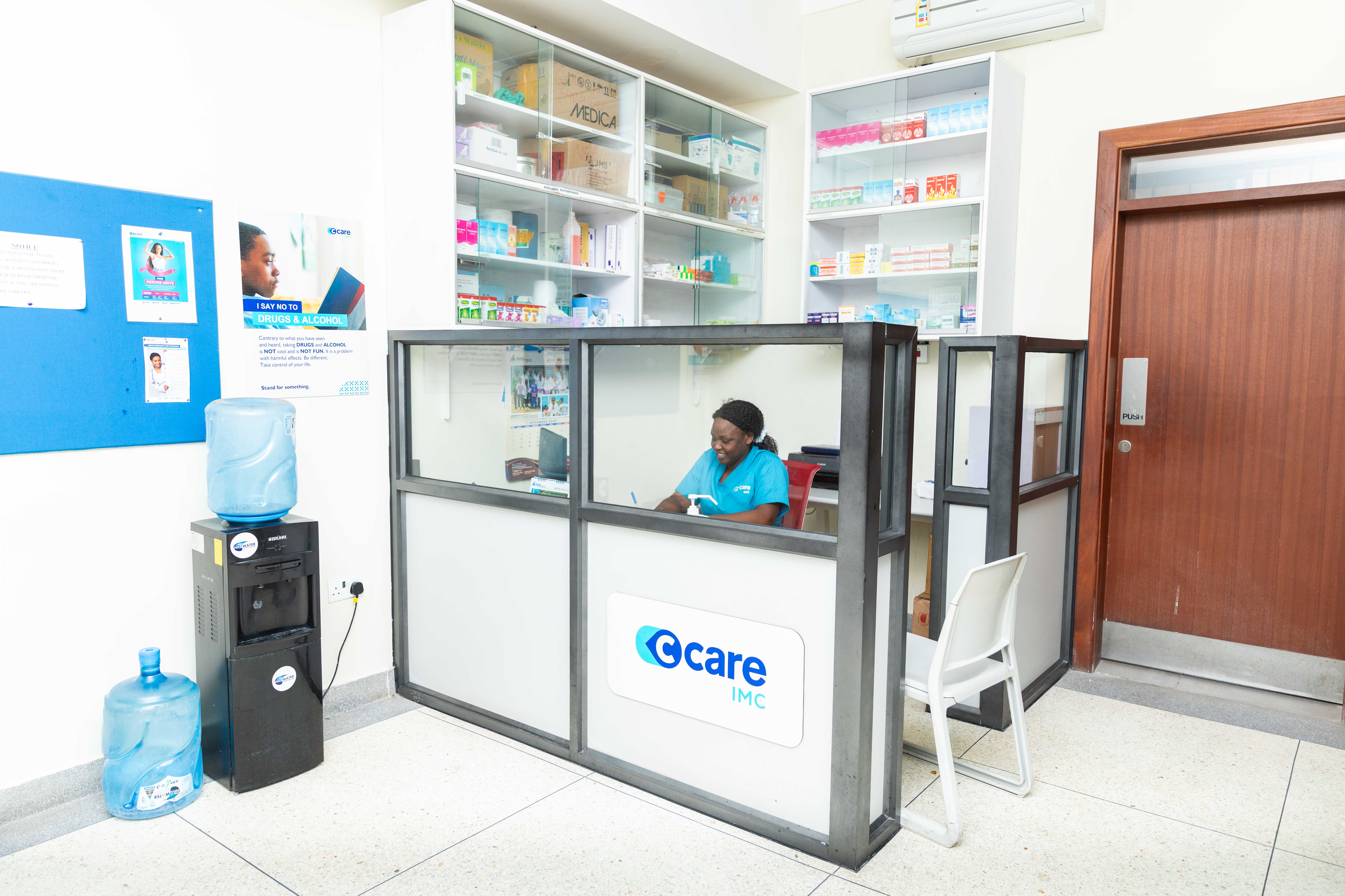 A schoolgirl participates in an online lesson using a tablet