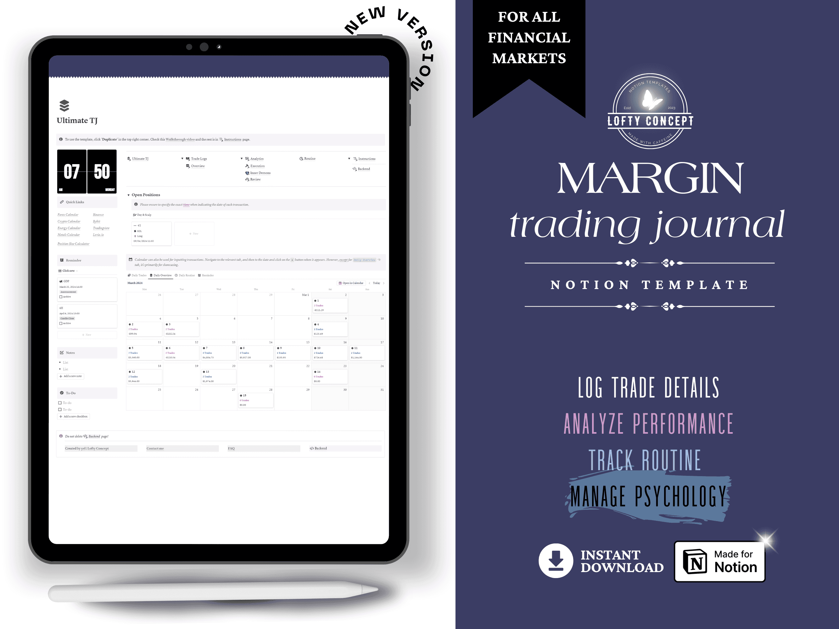 Margin Trading Journal