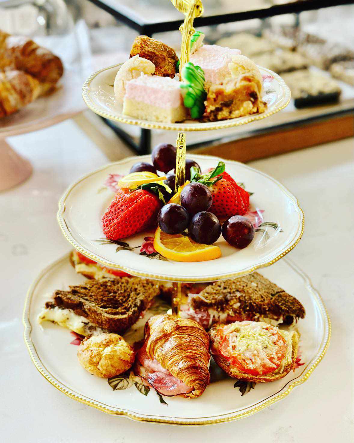 Afternoon Tea Menu at The Pink Chandelier