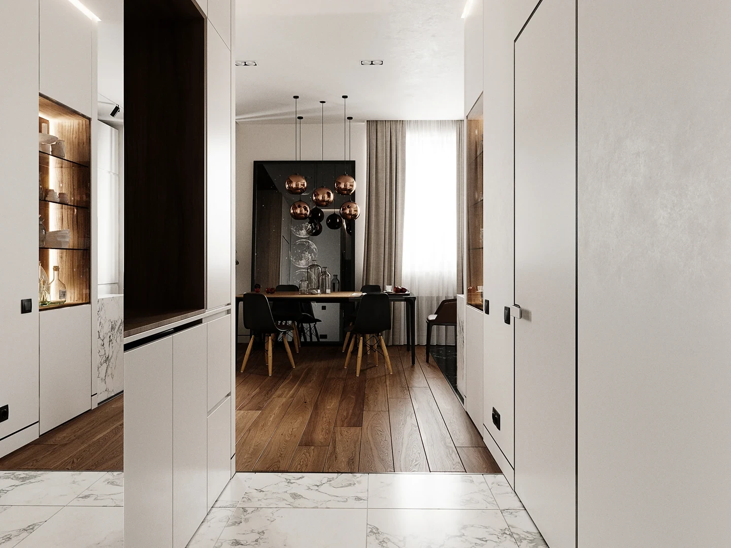 Salle de bains — douche à l’italienne.