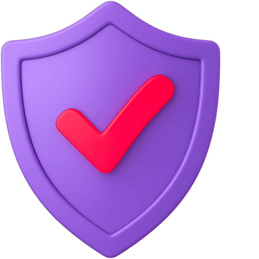 Illustration d'un bouclier avec un checkmark