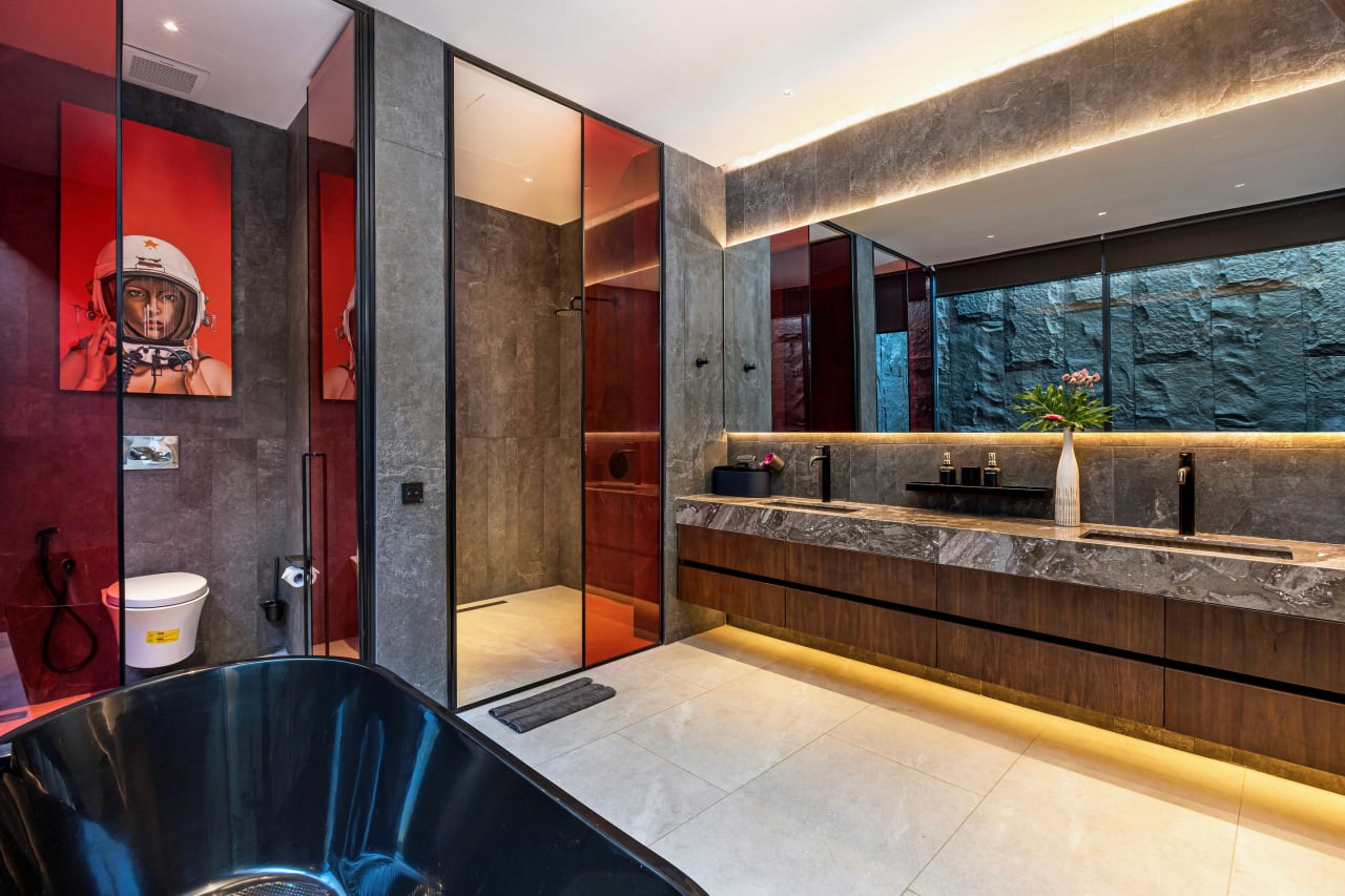 3-bedroom designer villa with rooftop in Canggu