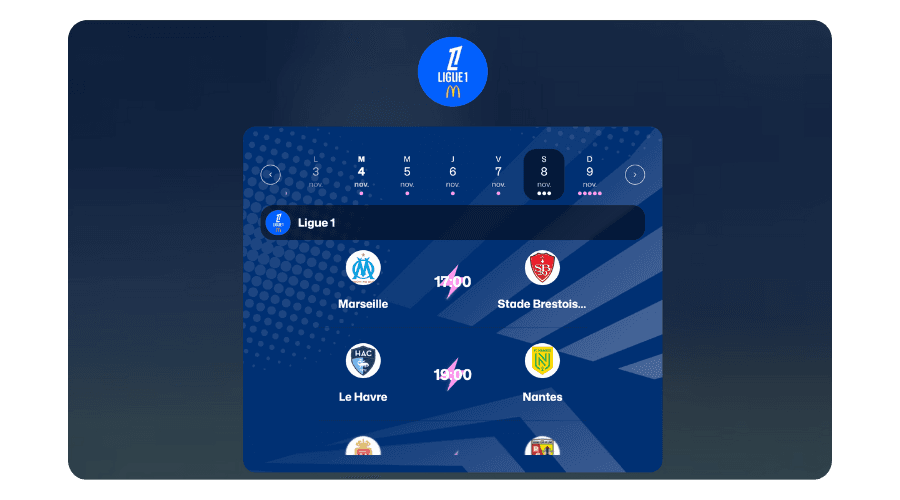 Fanzone - Block - calendar