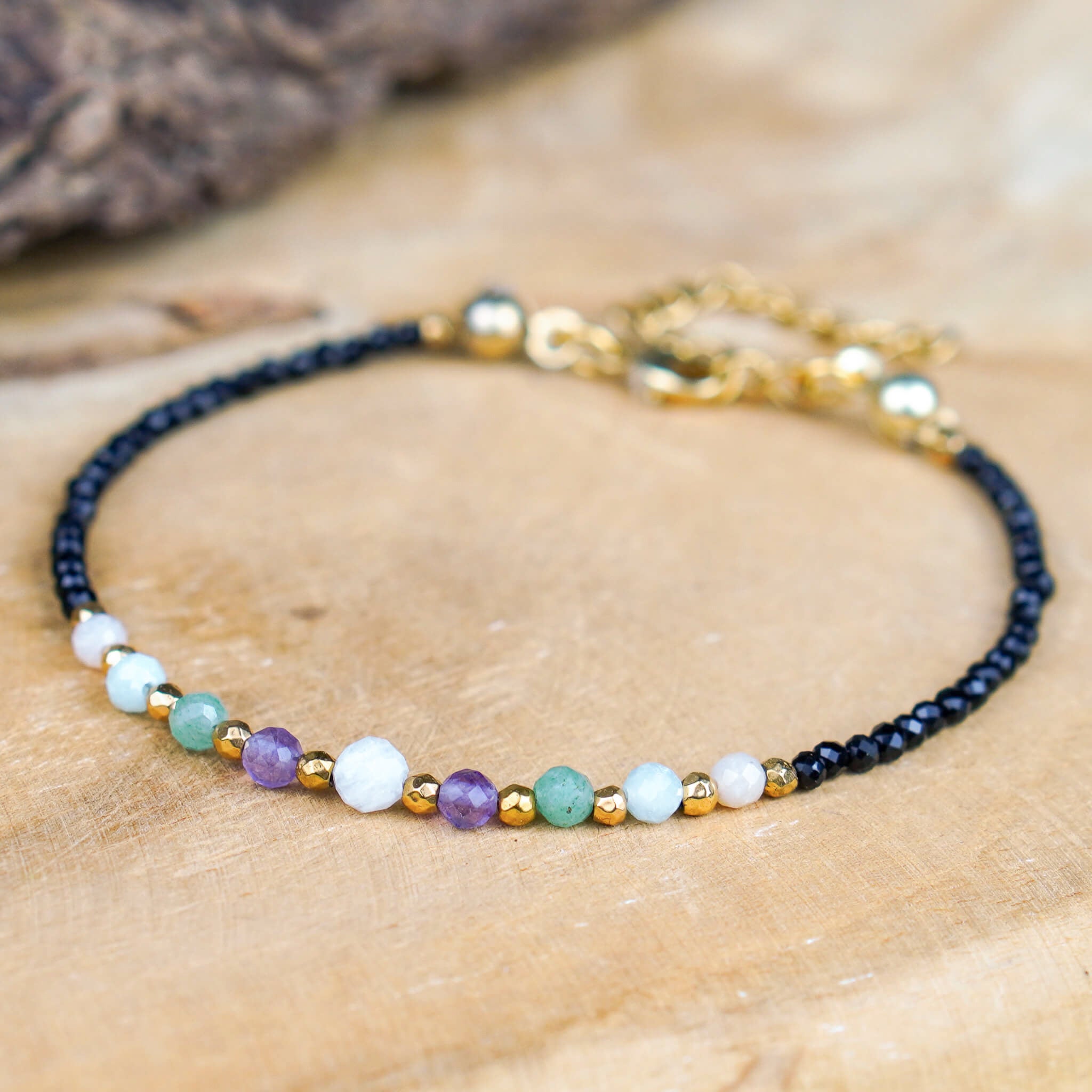 Bransoletka z kamieni naturalnych dla znaku zodiaku Rak