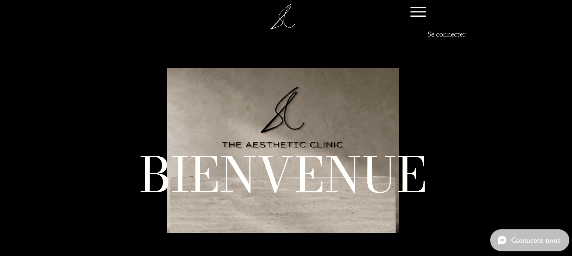 Projet SL Clinique Lasne – Site web clinique esthétique par Whiscat Studio