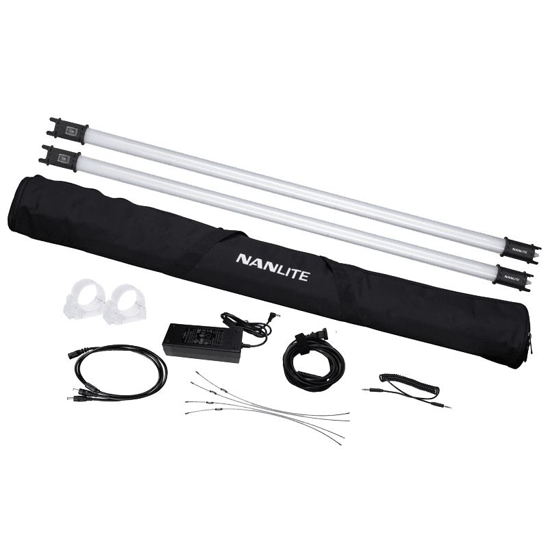 Nanlite PavoTube 30C 4ft RGBW LED Tube 2KIT