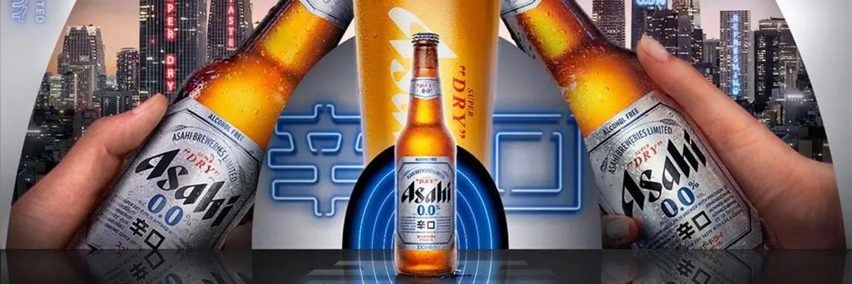 Asahi zero alcohol ad