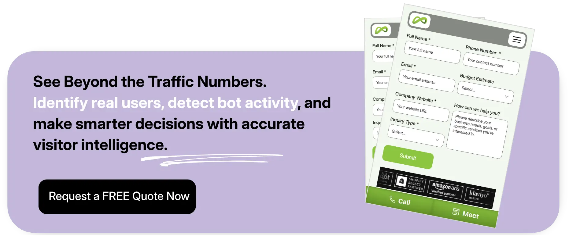 Call-To-Action for contact us
