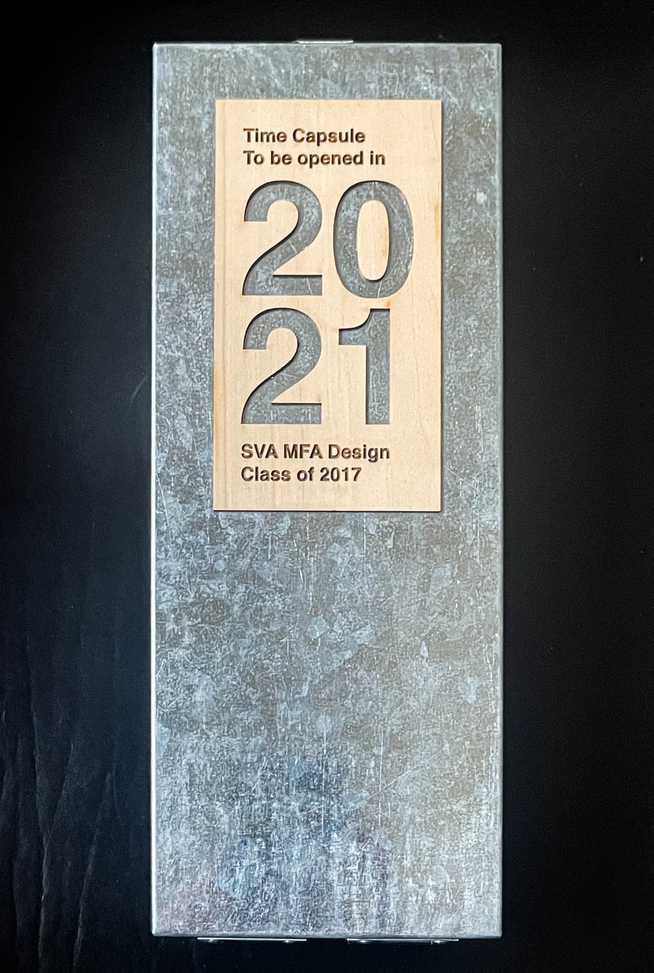 Time Capsule metallic box