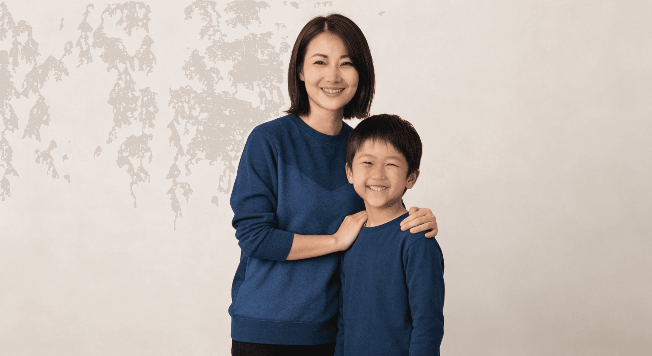 mom and son