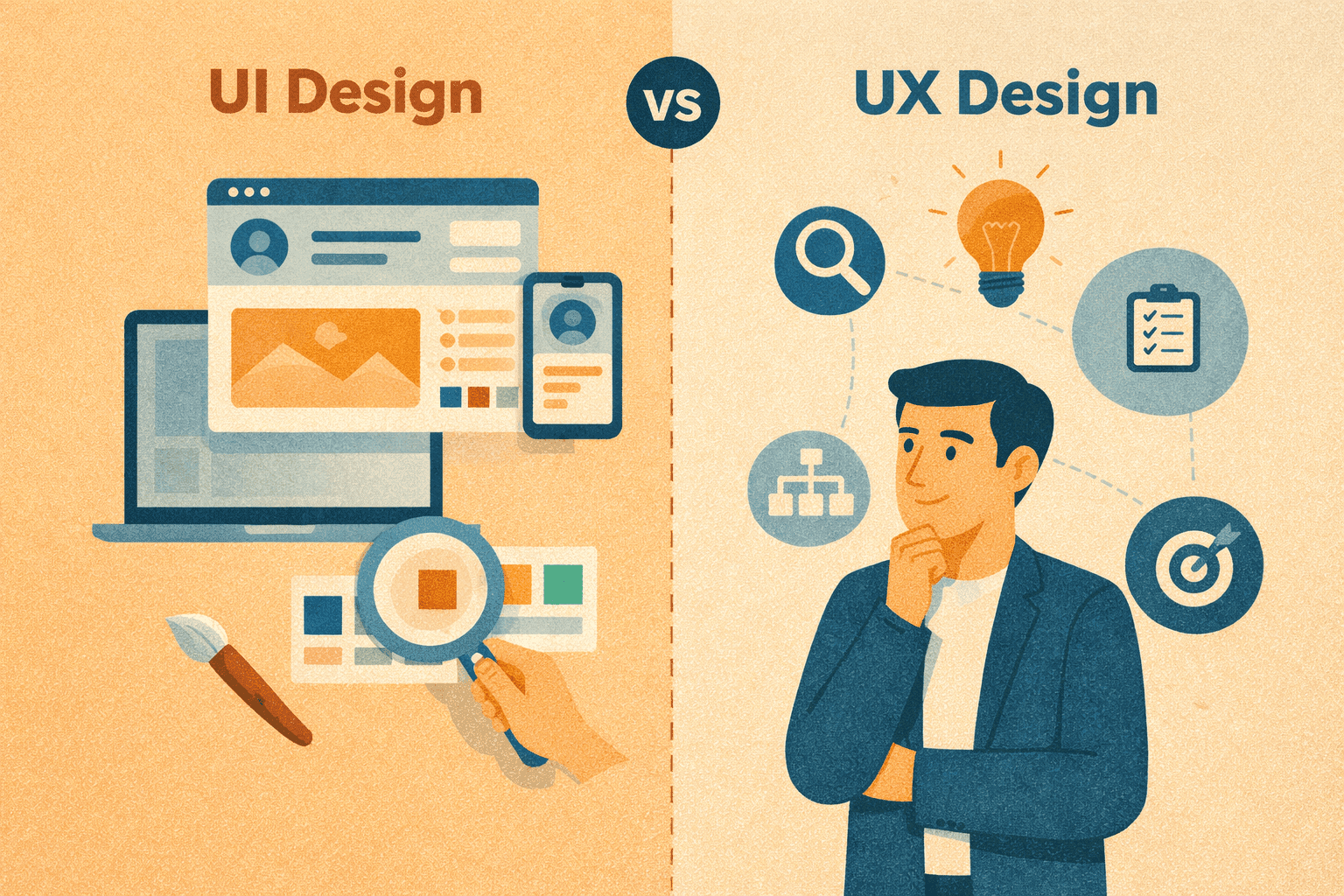 UI vs UX Design : Le Guide Complet pour Comprendre la Différence et Créer des Interfaces Performantes - Digit Formations