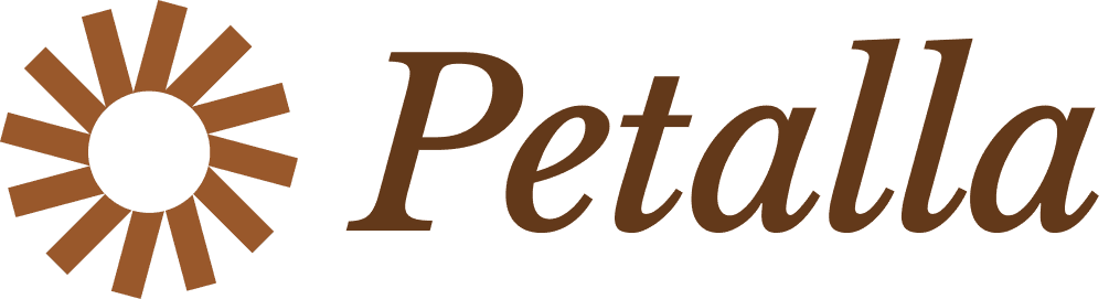 Company logo in white