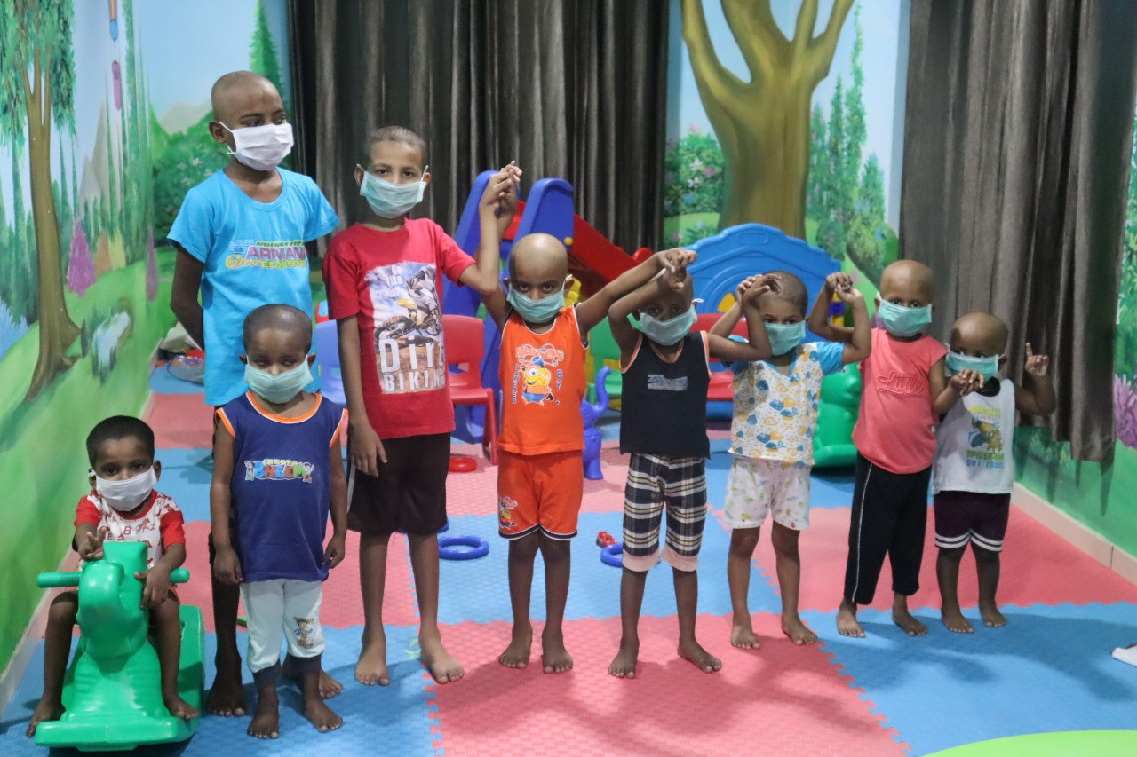 Cozy living room with sofas and television