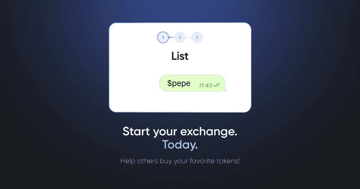 Acme – Start Your Exchange. Today. 💸