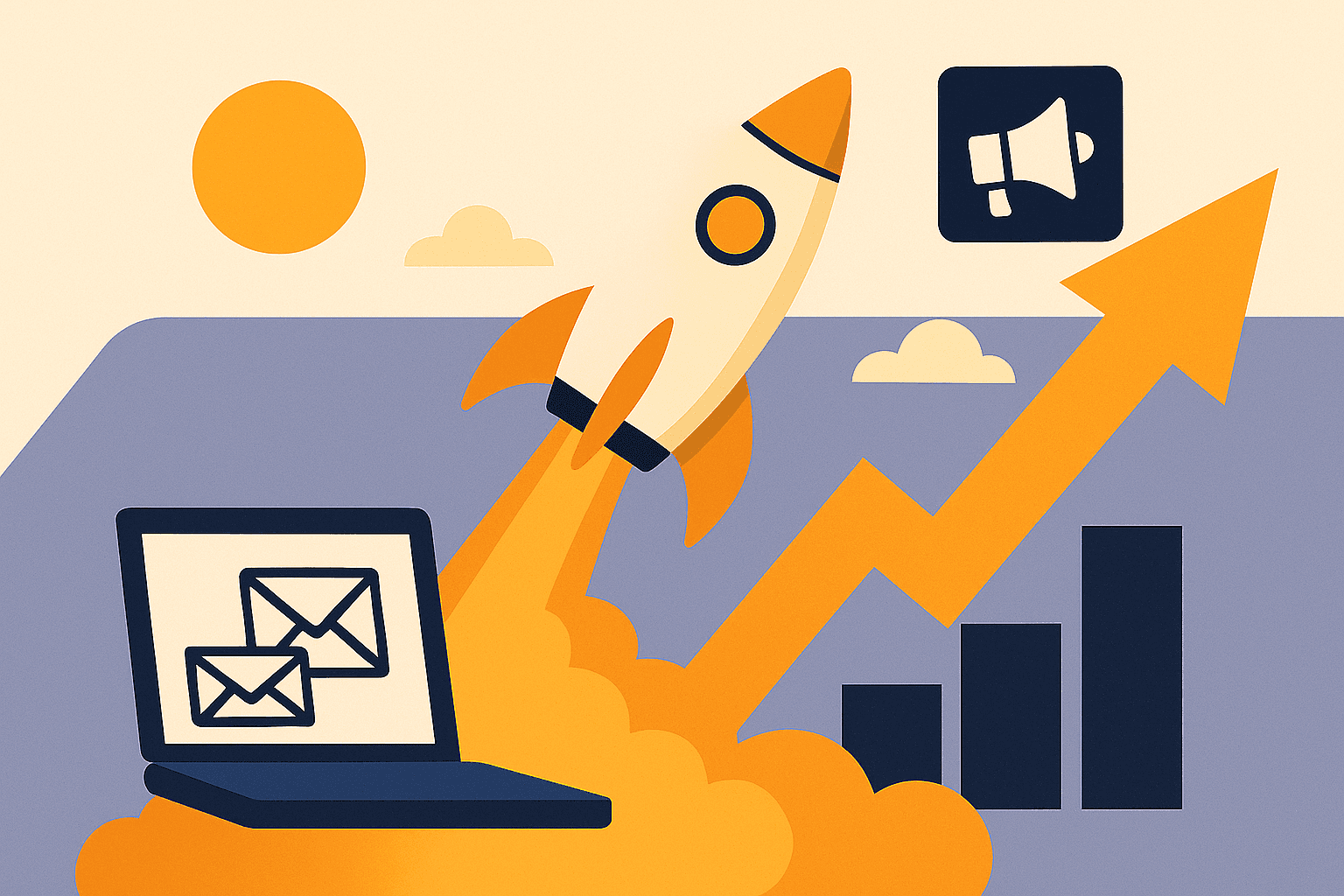 Image Showing Launching Rocket