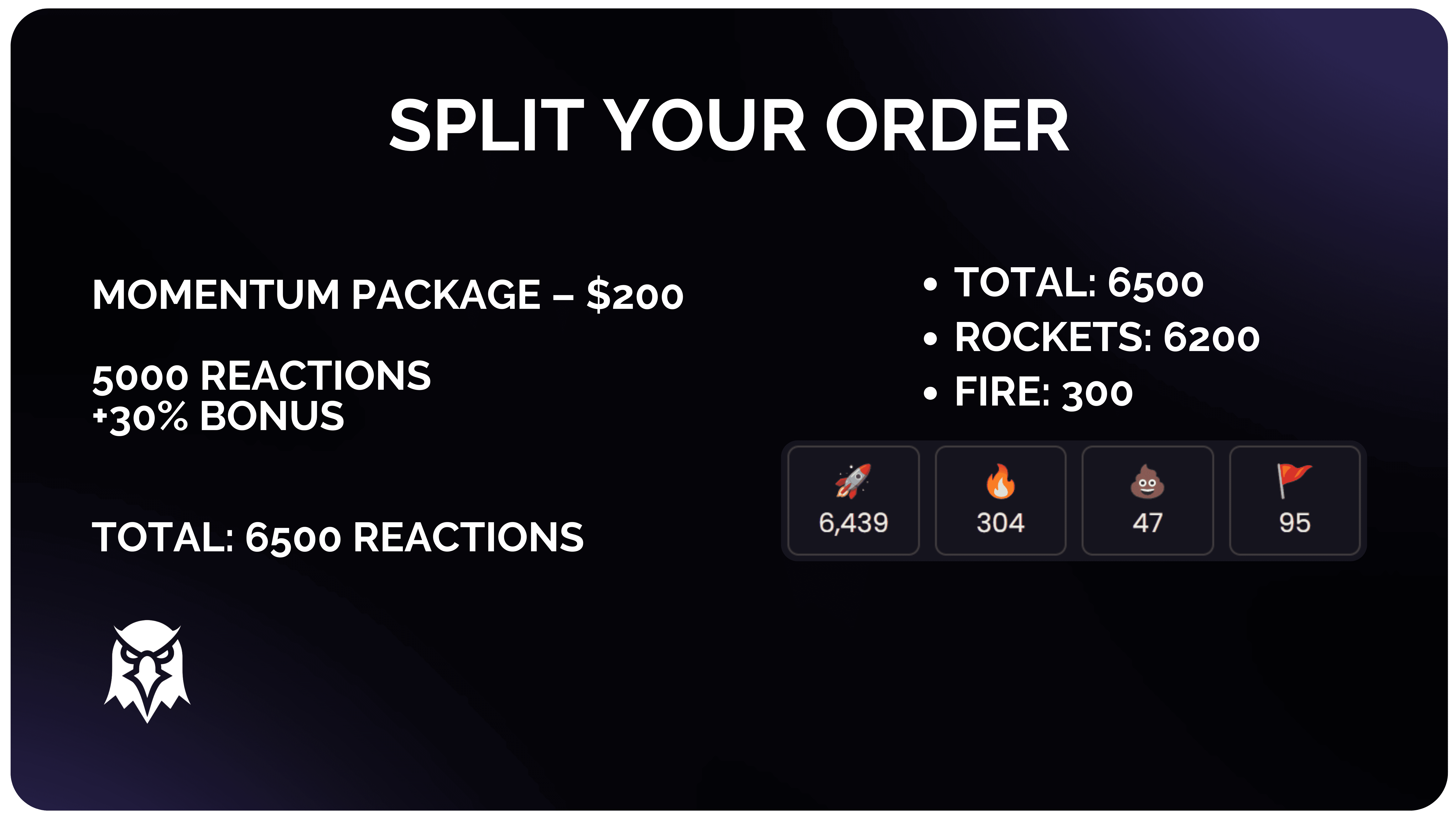 buying dexscreener reactions and dexscreener rockets