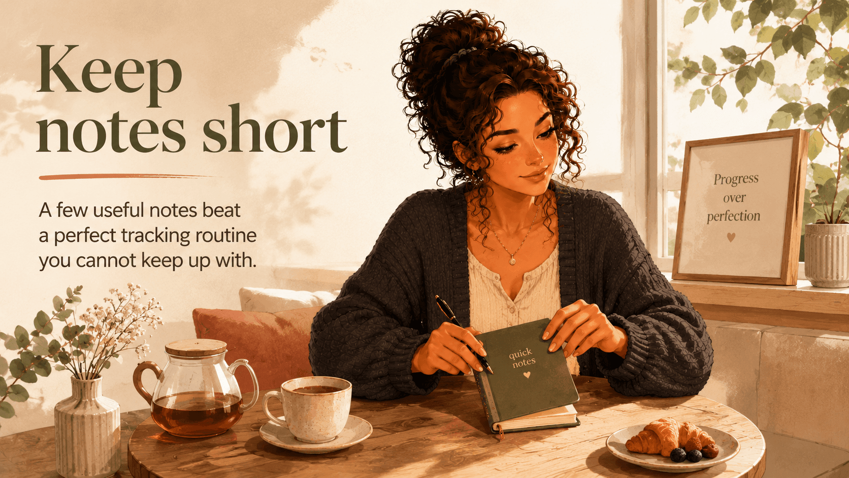 Keep notes short