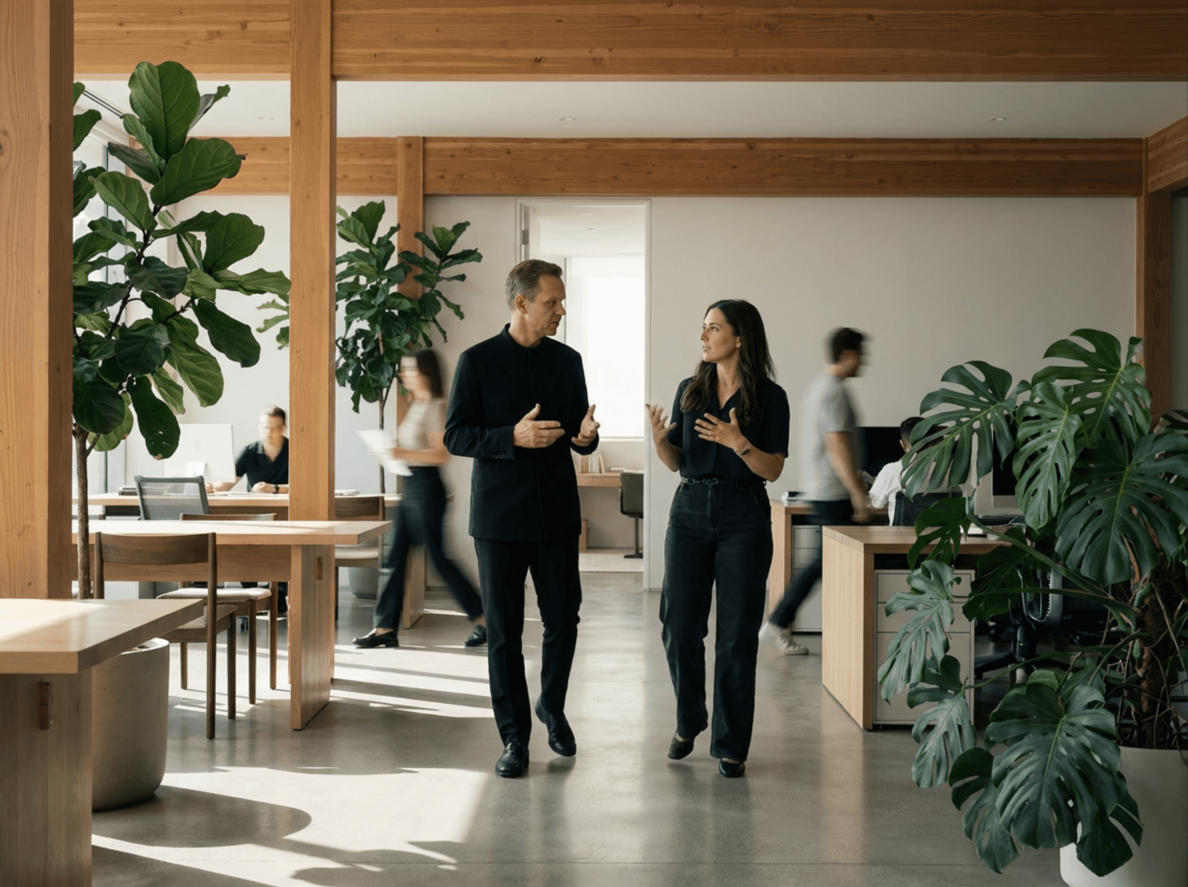 Markus in the office