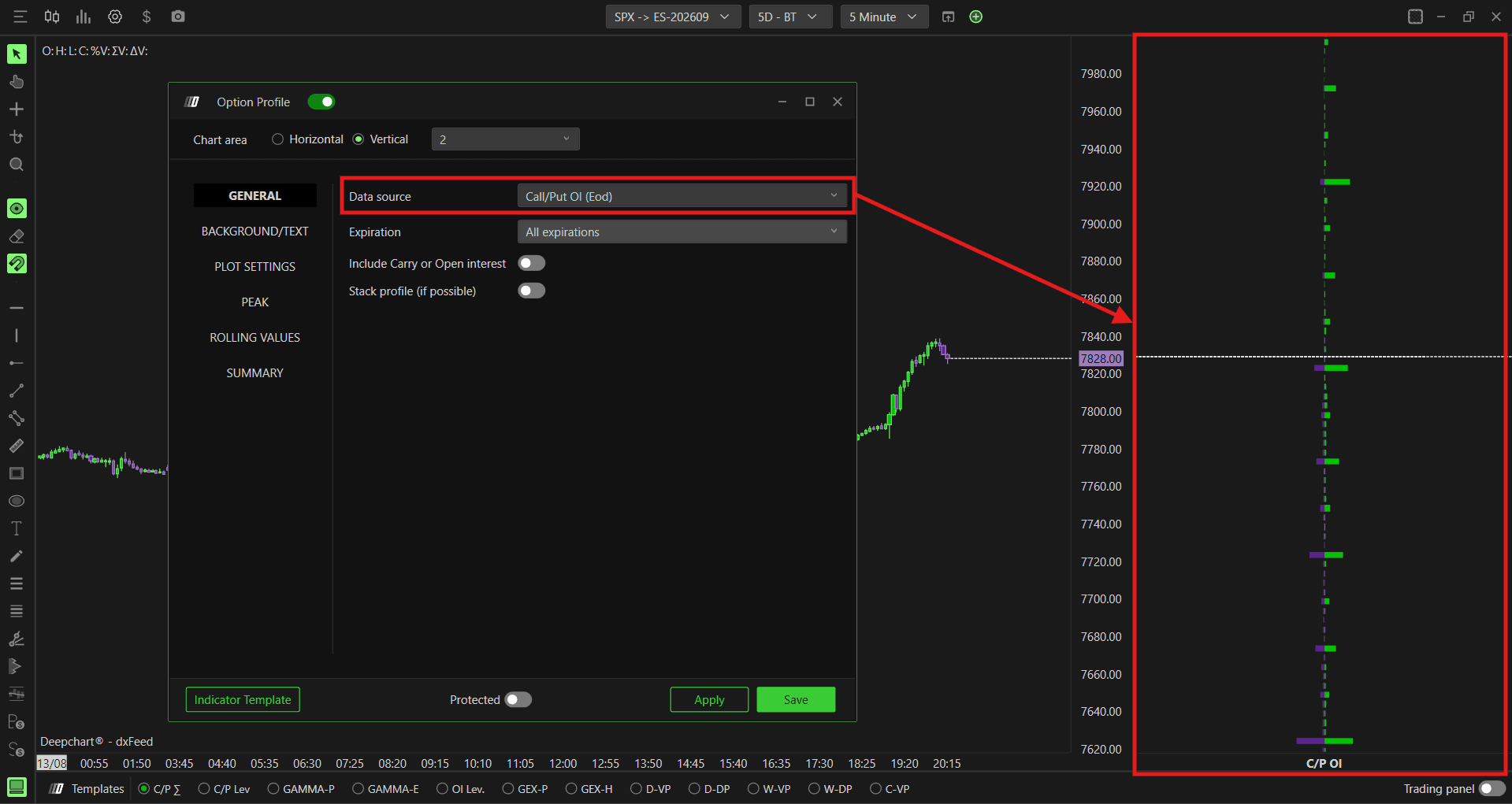 Option Profile: General 4