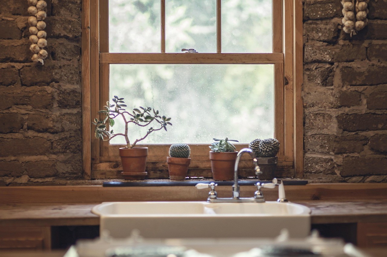 Kitchen in a well maintained rustic home