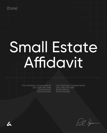 Small Estate Affidavit