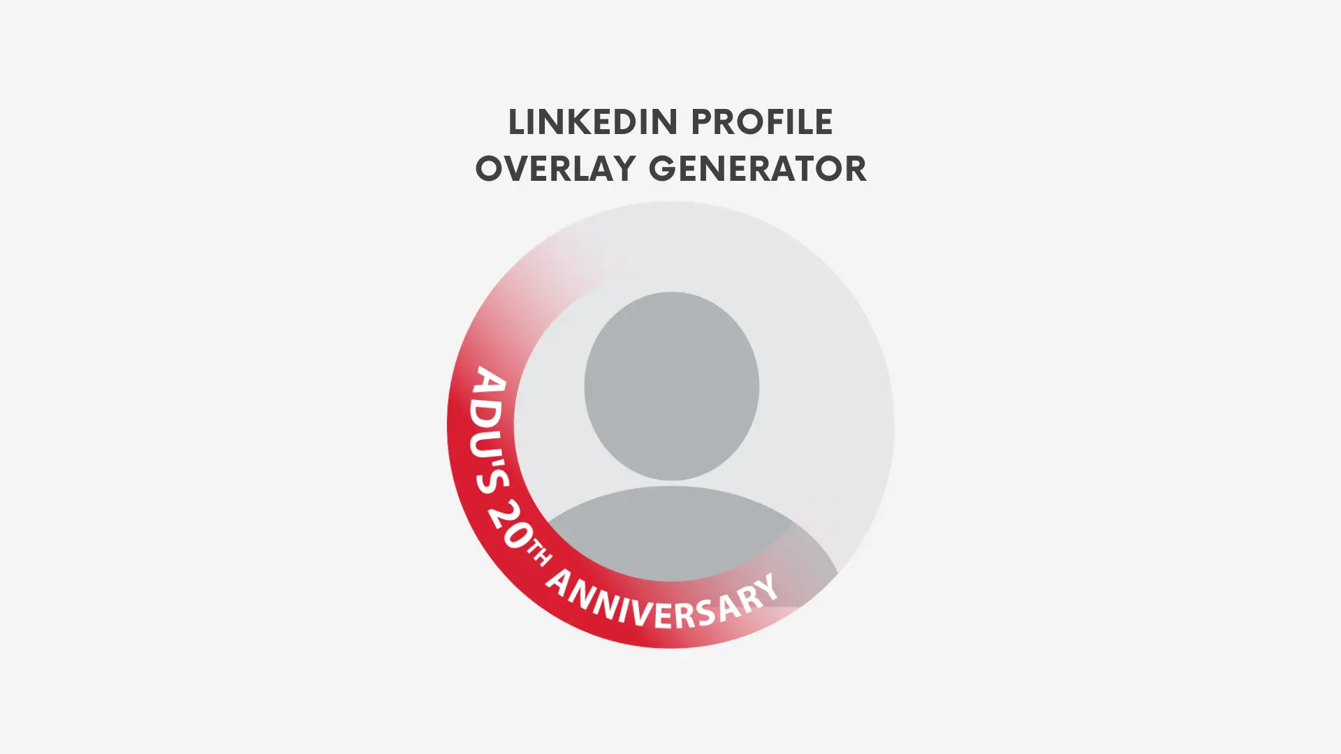 linkedin profile overlay generator