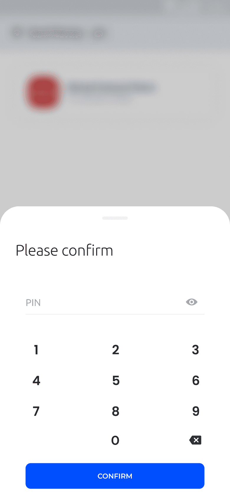 NoboPay app, screen 5
