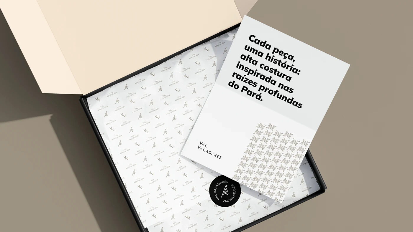 Projeto de identidade visual para Val Valadares