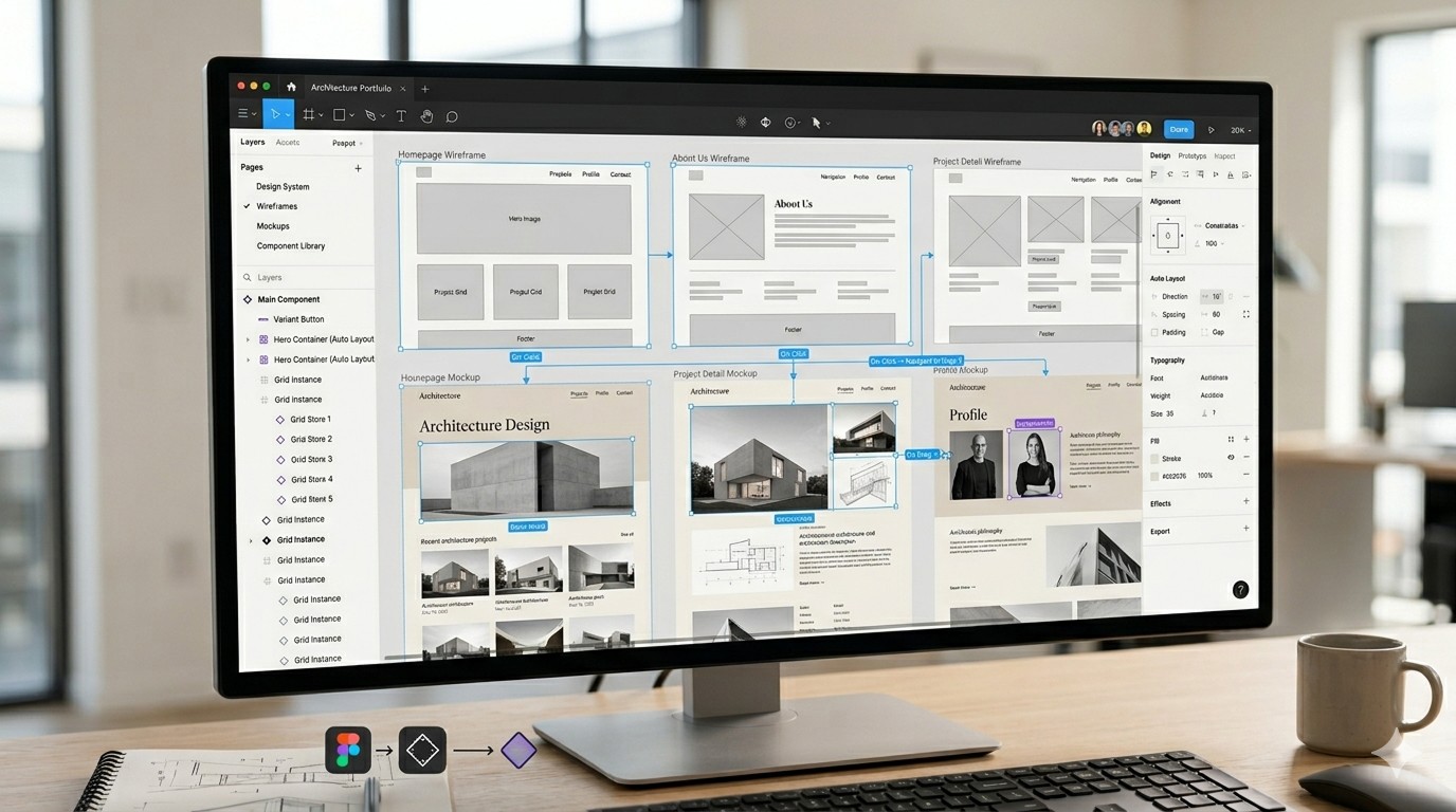 Wireframes in figma