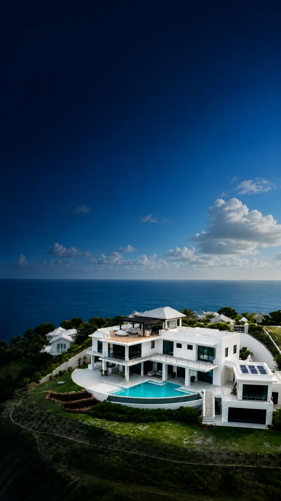 Luxury clifftop villa in Saint Lucia designed by NCARB-certified architect