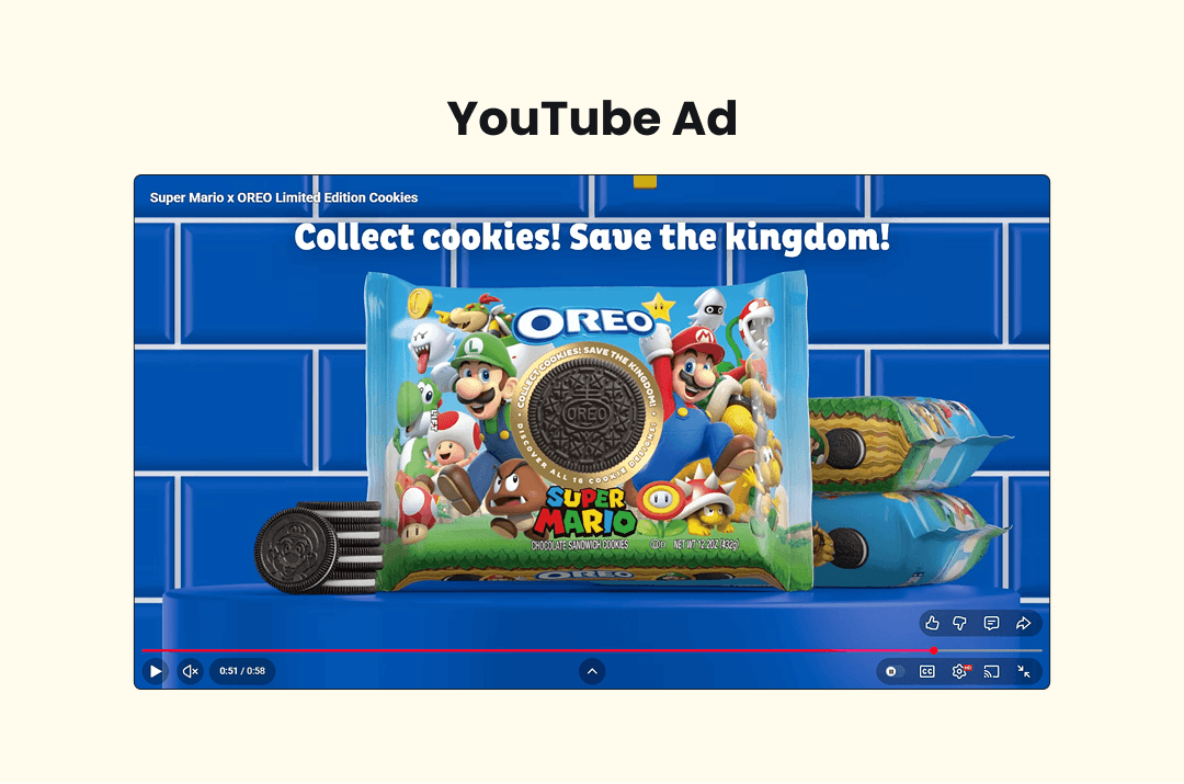 Screenshot of a YouTube ad