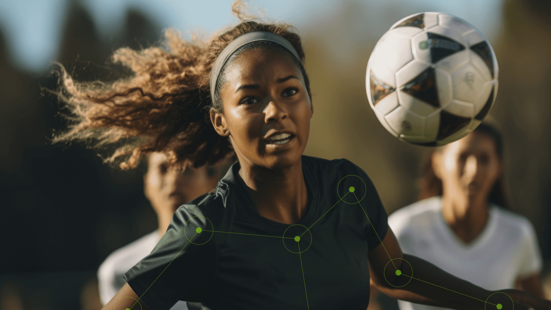 Coach explaining something to an athlete