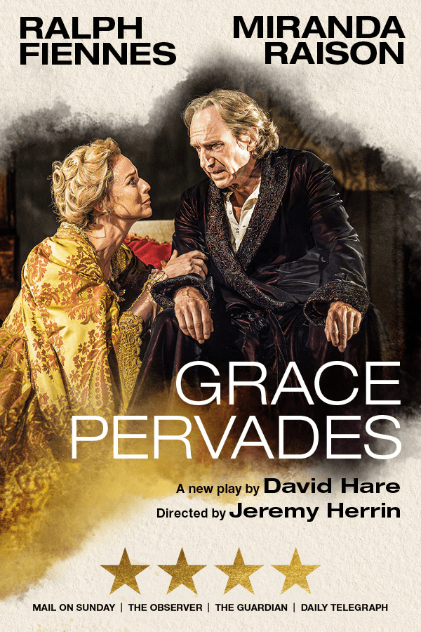 Grace Pervades starring Ralph Fiennes and Miranda Raison at London's Theatre Royal Haymarket