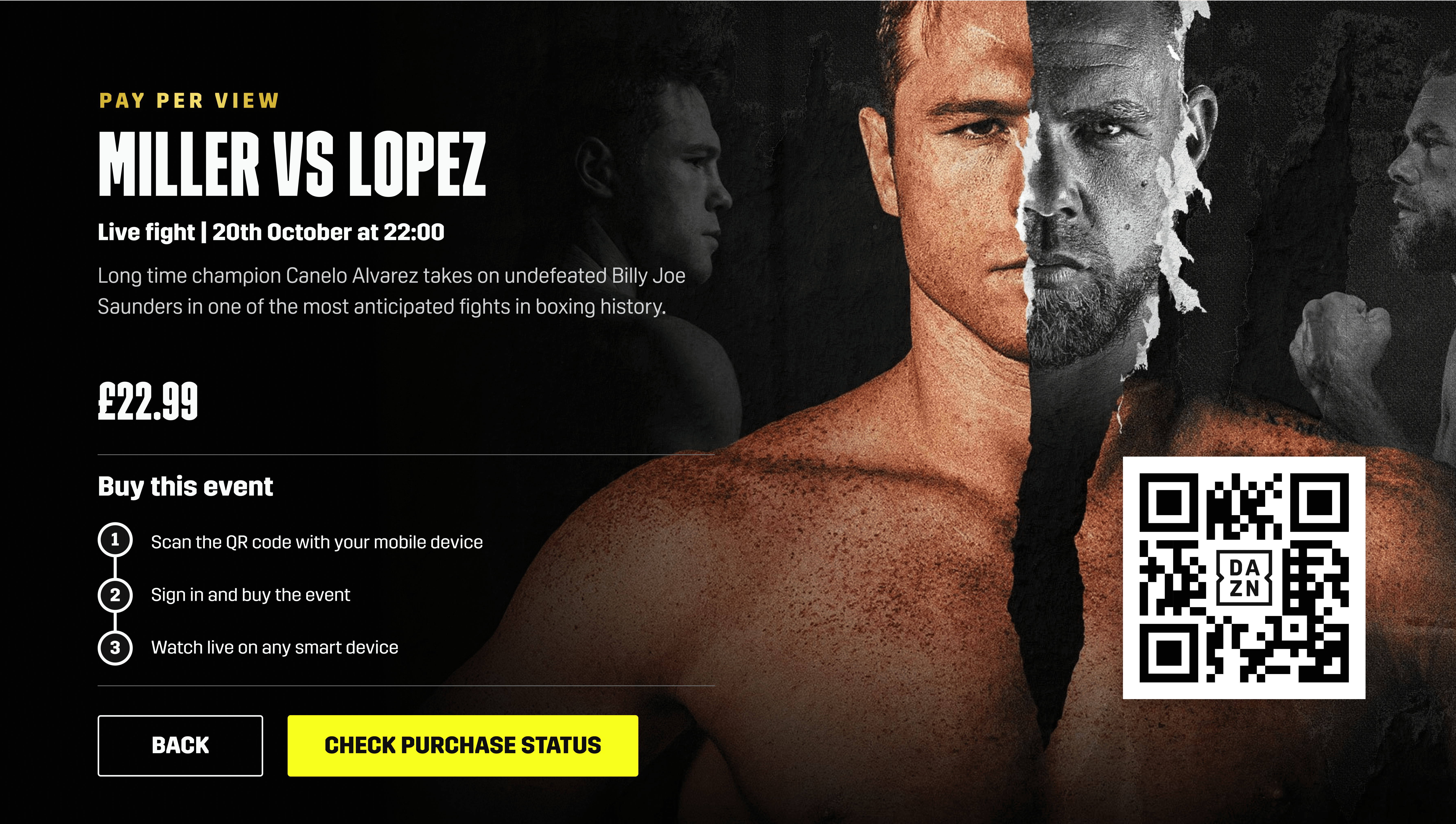 DAZN PPV LivingRoom HTML5