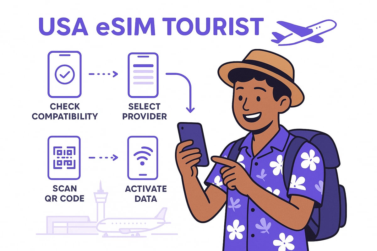 How to Get and Set Up a USA eSIM: Step-by-Step Guide