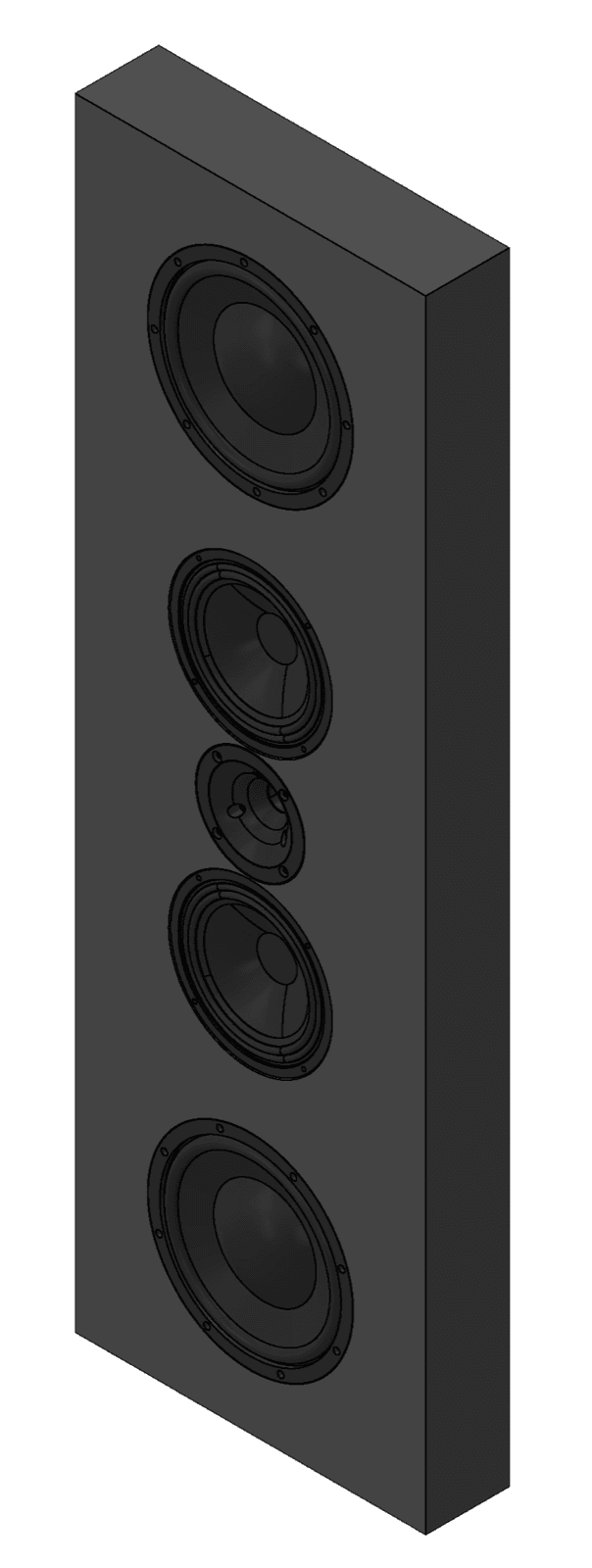 Black smart home device with screen showing time and temp